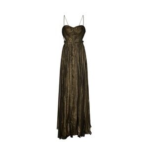 Gorgeous Maria Lucia Honan obsidian long dress